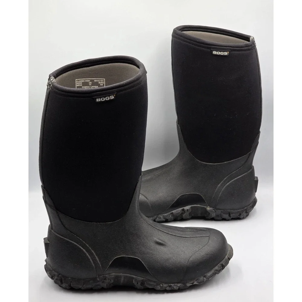 Bogs Classic High 60142-001 Men's Waterproof Insulated Boots Black Size 11